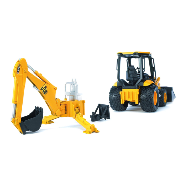 Транспорт и спецтехника - Дорожный погрузчик с экскаватором Bruder (2427) (02427)#3