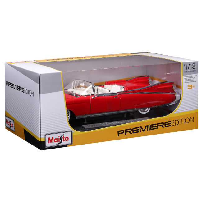 Автомоделі - Автомодель Maisto 959 Cadillac Eldorado Biarritz 1:18 (36813 red)#7