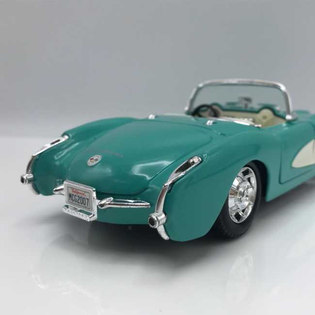 Автомодели - Автомодель Maisto Chevrolet Corvette 1957 голубая (31275 lt. blue) (31275 it.blue)#2