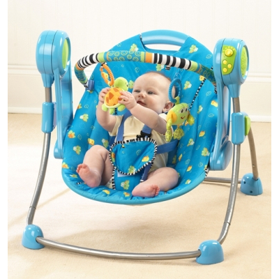 Крісла-качалки - Електричне крісло-гойдалка Bright Starts (6826)#2