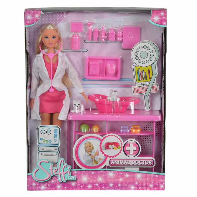 Ляльки - Ляльковий набір Simba Steffi Ветеринар (5737393)#3
