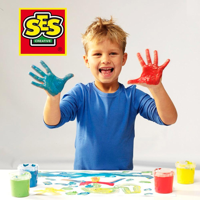 Канцтовары - Набор красок Пальчиковые краски SES (24926S)#2