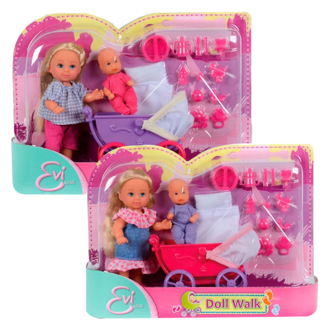 Куклы - Кукла Steffi & Evi Love Ева с малышом в коляске в ассортименте (5736241)#2
