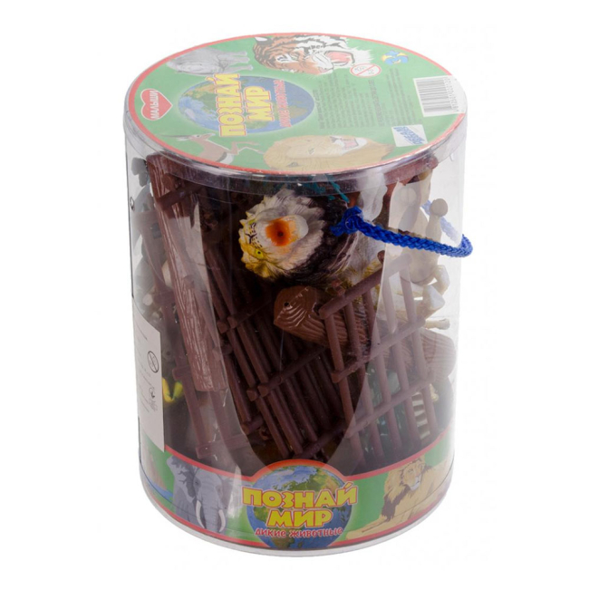 Фигурки животных - Набор фигурок Дикие животные МАЛЫШИ Wing Crown новинка (D33703)#2