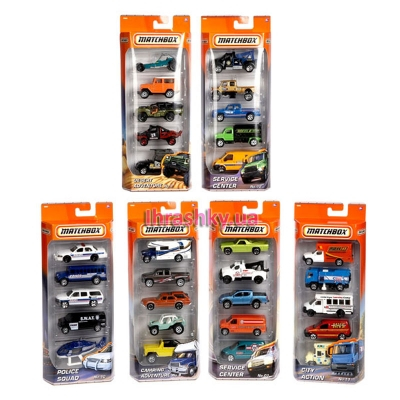 Транспорт и спецтехника - Подарочный набор автомобилей Matchbox в ассортименте (C1817)#2