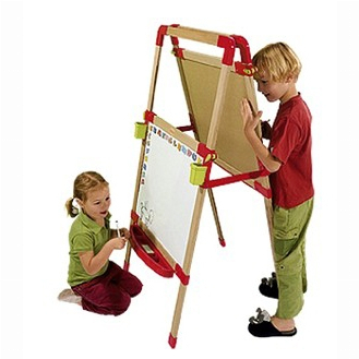 Детская мебель - Набор для рисования Деревянный мольберт с возможностью регулировки высоты Smoby (28930) (028930)#2