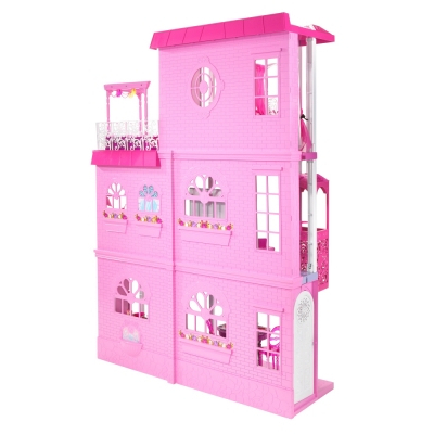 Меблі та будиночки - Ігровий набір Будиночок для ляльки Barbie З батарейками (НН 7666)#2