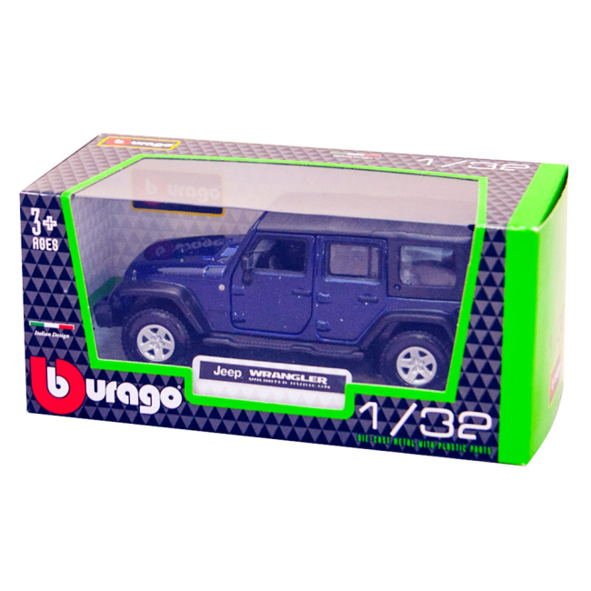 Автомодели - Автомодель Jeep Wrangler Unlimited Rubicon Bburago в ассортименте (18-43012)#2