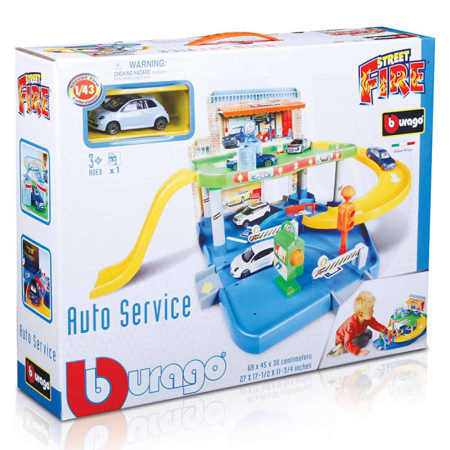 Паркинги и гаражи - Игрушечный гараж Bburago 2 уровня (18-30039)#4