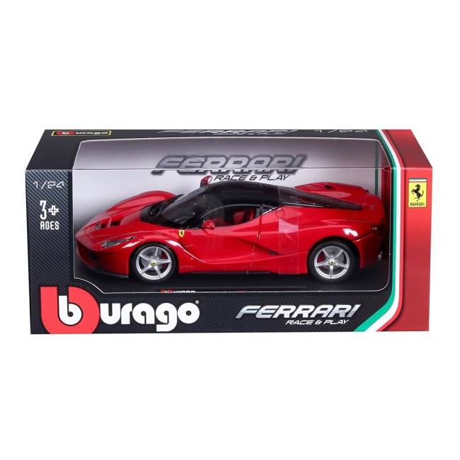 Автомодели - Автомодель Bburago Laferrari красный 1:24 (18-26001 red)#5