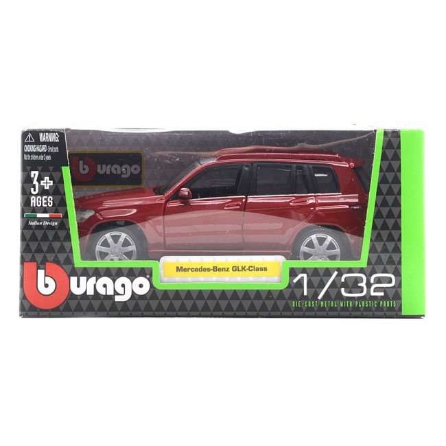 Автомоделі - Автомодель Bburago Mercedes Benz GLK-CLASS червоний 1:32 (18-43016 red)#3