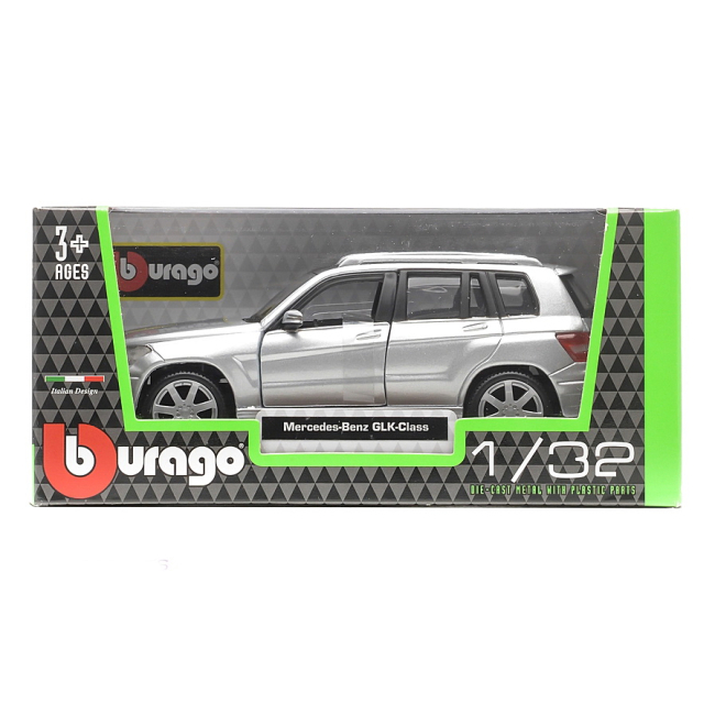 Автомодели - Автомодель Bburago Mercedes Benz GLK-CLASS серебристый 1:32 (18-43016 silver)#4