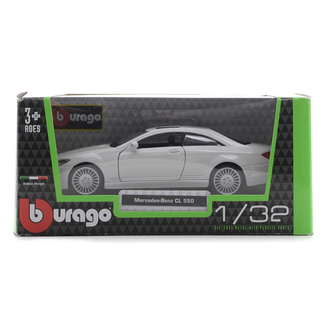 Автомоделі - Автомодель Bburago Mercedes-Benz CL-550 білий 1:32 (18-43032 white)#3