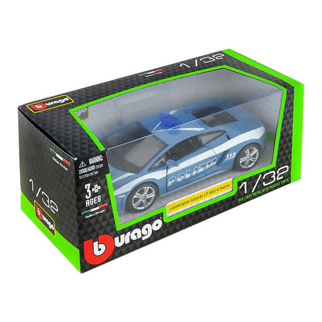 Автомоделі - Автомодель Lamborghini Gallardo LP560 Polizia Bburago (18-43025)#3