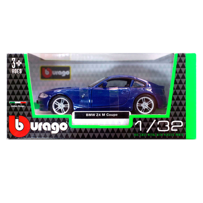 Автомоделі - Автомодель Bburago BMW Z4 M Coupe 1:32 асортимент (18-43007)#2