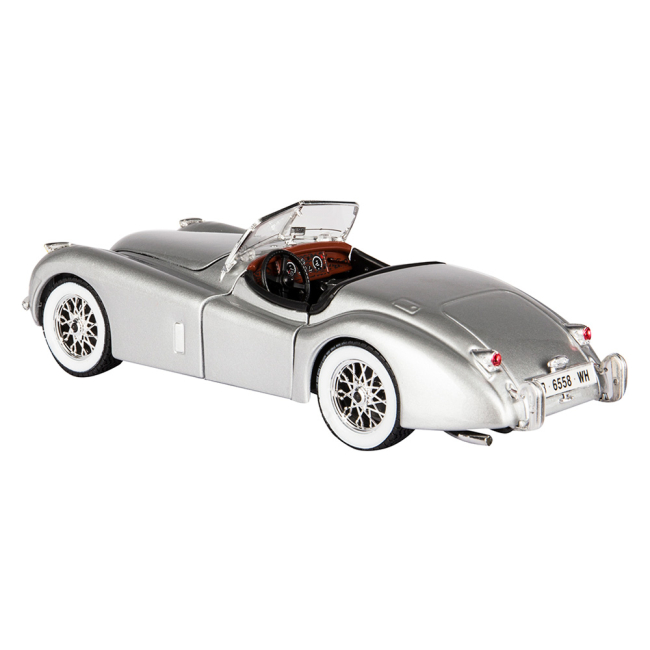 Автомодели - Автомодель JAGUAR XK 120 (ассорти вишневый серебристый 124) (18-22018)#2