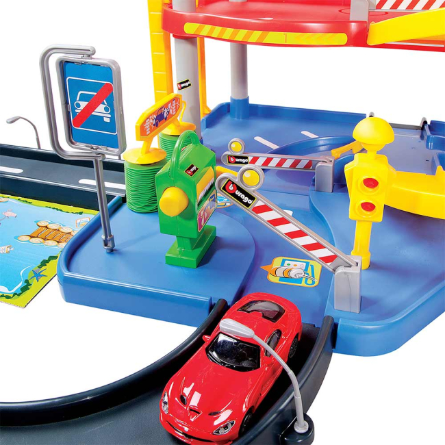 Паркінги і гаражі - Іграшковий гараж Bburago 3 рівня (18-30025)#2