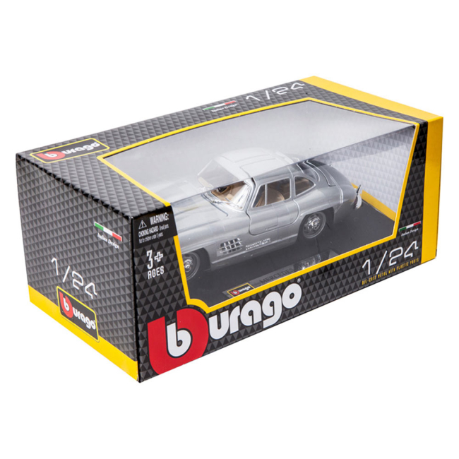 Автомодели - Автомодель MERCEDES-BENZ 300 SL (1954) BBURAGO 124 в ассортименте (18-22023)#3