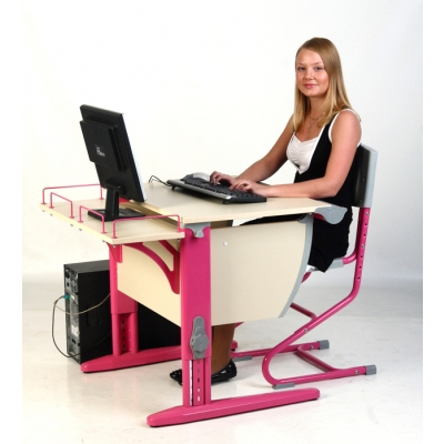 Детская мебель - Детская мебель Парта и стул Дэми (СТУ – 12-01)#5