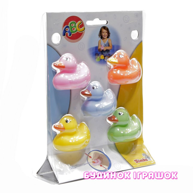 Іграшки для ванни - Ігровий набір водоплавних тварин; 5 см: в асорт. Simba (4010371)#3