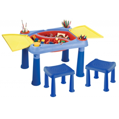 Дитячі меблі - Дитячик столик для творчості та ігор Creative Play Table+2 stools (17184059)#2