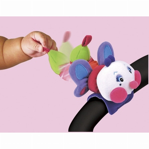 Подвески, мобили - Розовая гусеничка руль и мобильный телефон (КА 10581)#2