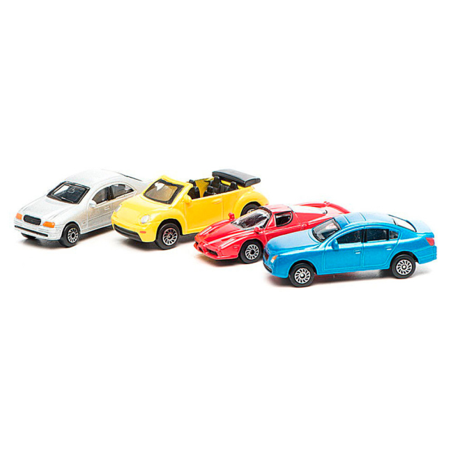 Транспорт і спецтехніка - Ігровий набір автоперевізників Технопарк автоперевізник 4 легкові машини (CT-1240WB)#3