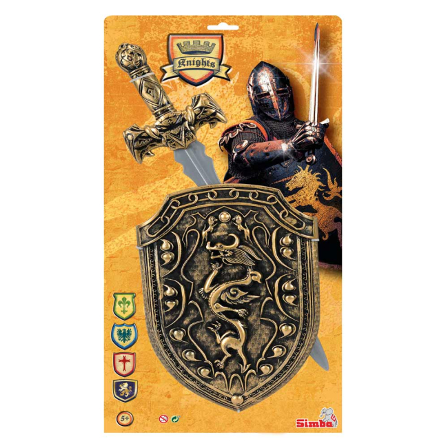 Холодна й метальна зброя - Ігровий набір Лицар Simba меч і щит (8048462)#2