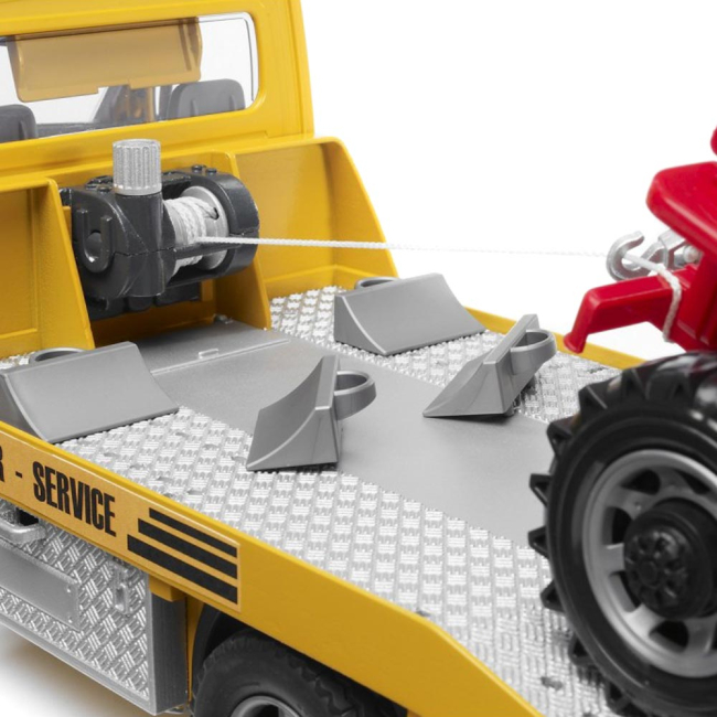 Транспорт і спецтехніка - Евакуатор Mercedes-Benz Sprinter c джипом BRUDER (2535) (02535)#4