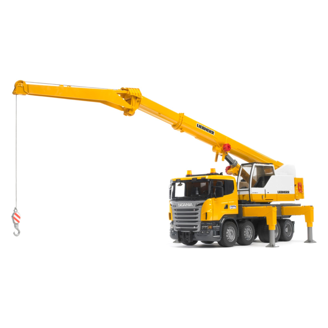 Транспорт і спецтехніка - Автокран SCANIA Liebherr Великий BRUDER (3570) (03570)#2