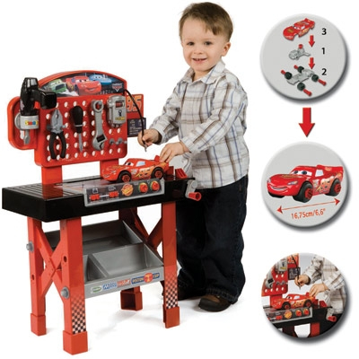 Наборы профессий - Игровой набор Мастерская со столом и инструментами Тачки Smoby (23205) (023205)#2