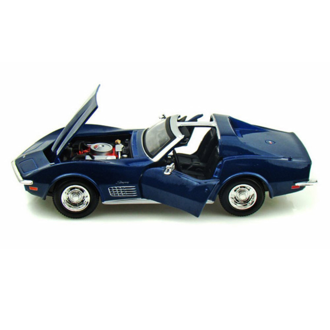 Автомоделі - Автомодель Chevrolet Corvette 1970 синій (31202 blue)#3