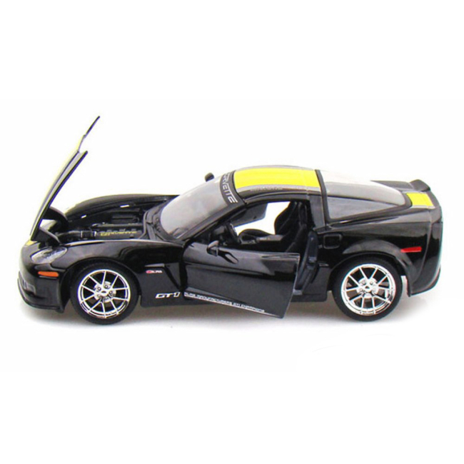 Автомоделі - Автомодель 2009 Chevrolet Corvette Z06 GT1 чорна (31203 black) (31203 black )#3