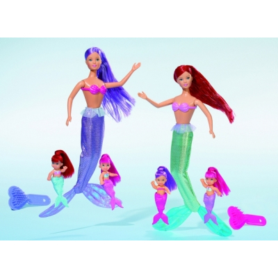 Ляльки - Лялька Штеффі Русалка з малюками Simba 2 види (5734162)#2