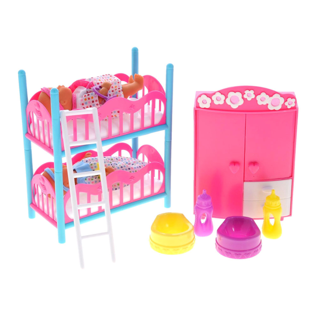 Мебель и домики - Кукольный набор Simba New baby born Детская комната (5036610)#3