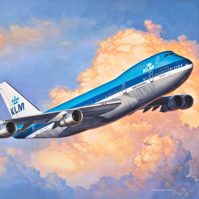 3D-пазлы - Сборная модель самолета Boeing 747-200 Jumbo Jet 1:450 Revell (3999)#2