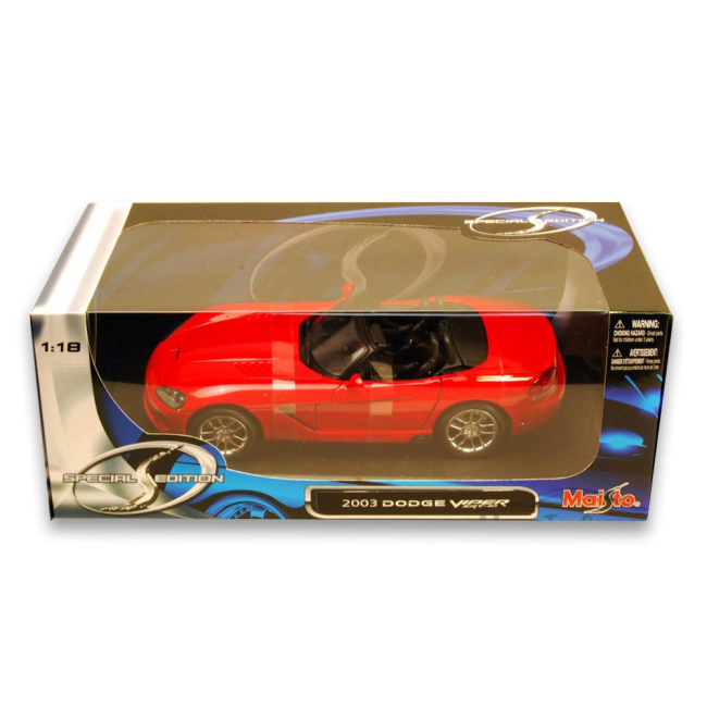 Транспорт і спецтехніка - Автомодель Maisto Dodge Viper SRT-10 1:24 (31232 red)#2
