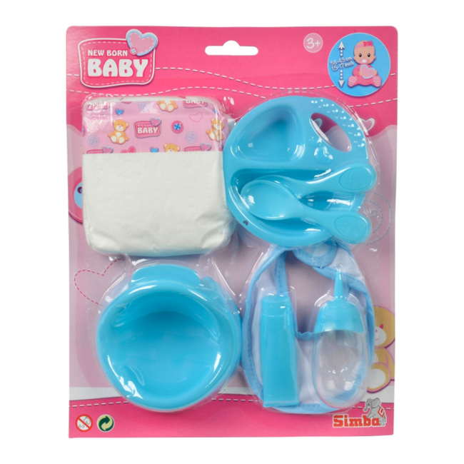 Одежда и аксессуары - Игровой набор по уходу за пупсом New Born Baby Simba в ассортименте (5567210)#2