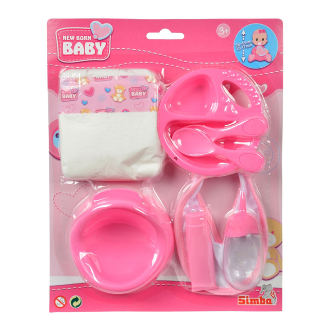 Одежда и аксессуары - Игровой набор по уходу за пупсом New Born Baby Simba в ассортименте (5567210)#3