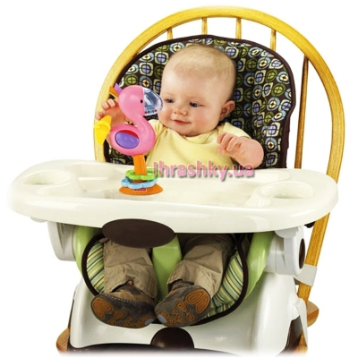 Брязкальця, прорізувачі - Брязкальце Фламінго на присоску Fisher-Price (T7162)#2