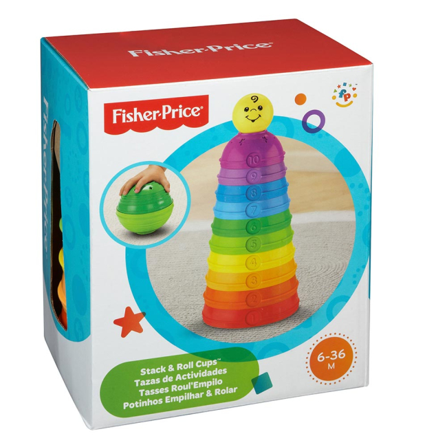 Развивающие игрушки - Пирамидка Fisher-Price Большой-больше (Ш4472)#2
