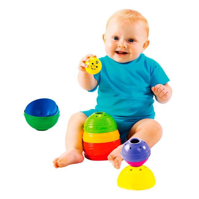 Развивающие игрушки - Пирамидка Fisher-Price Большой-больше (Ш4472)#4