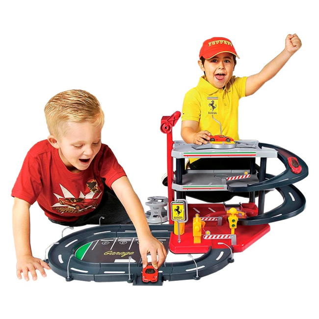 Паркінги і гаражі - Дитячий гараж Ferrari Bburago 3 рівня (18-31204)#5