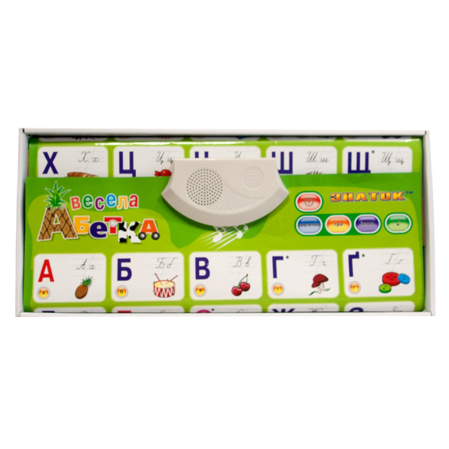 Навчальні іграшки - Інтерактивний плакат Znatok Абетка що розмовляє українською (REW-K008)#3
