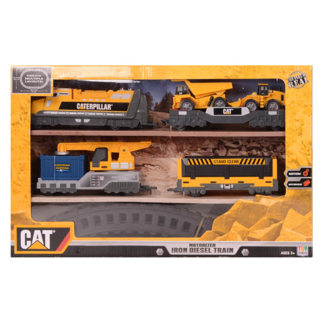 Залізниці та потяги - Залізниця Дизельний тепловоз CAT (55450)#2