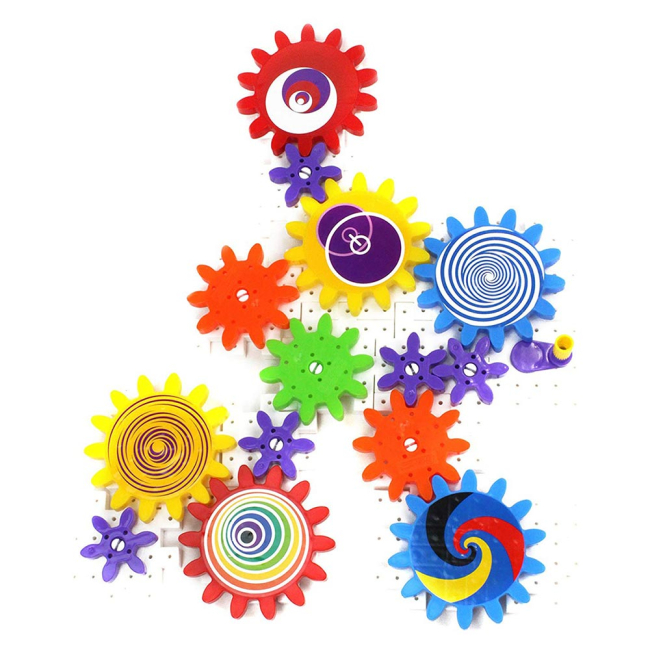 Конструкторы с уникальными деталями - Конструктор Quercetti Калейдо-шестеренки (2341-Q)#5