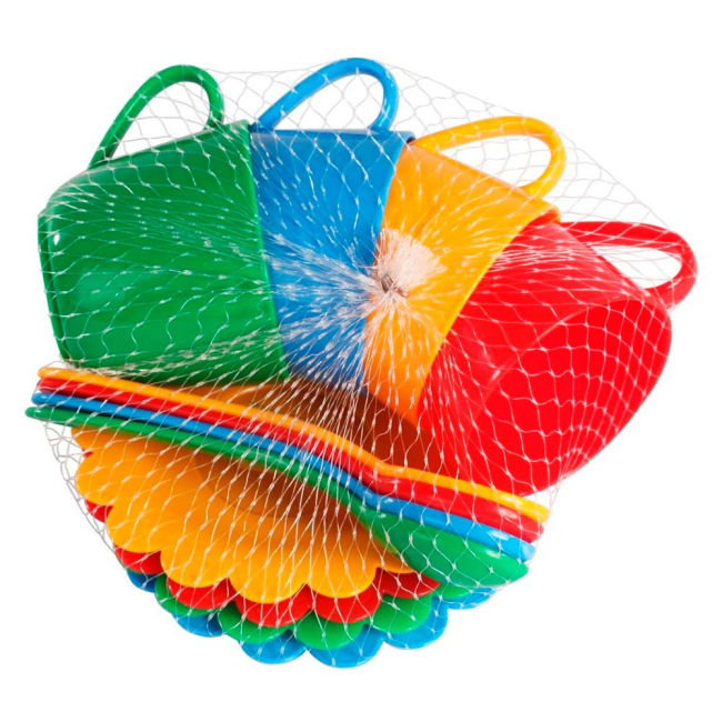 Дитячі кухні та побутова техніка - Ігровий набір Посуд Ромашка на 4 персони Wader (39081)#2