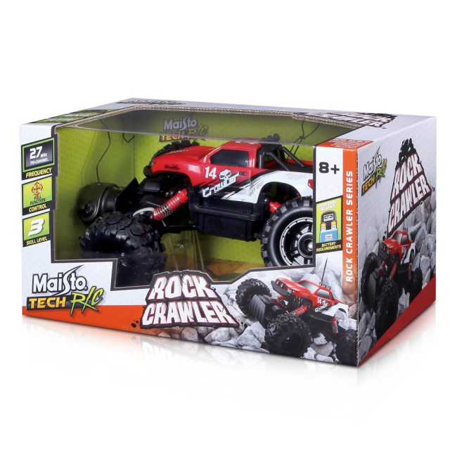 Радиоуправляемые модели - Автомодель Maisto Tech Rock crawler на радиоуправлении красная (81152 red)#3