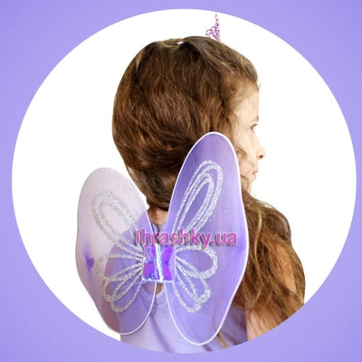 Костюмы и маски - Костюм феи (юбочка крылышки волшебная палочка и диадема) (FV7550052)#2