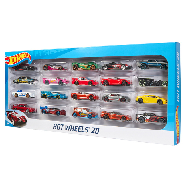 Автомодели - Игровой набор  Hot Wheels 20 базовых машинок в ассортименте (H7045)#3